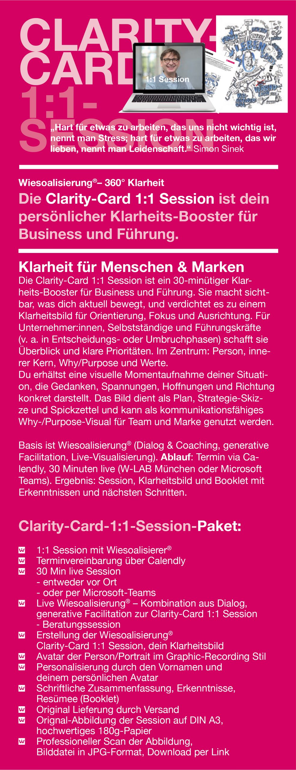Clarity-Card 1:1 Session: Dein Klarheitsbild!